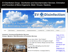 Tablet Screenshot of evdisinfection.com